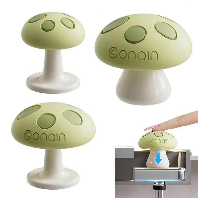 Mushroom-shaped toilet flush button, nail salon-grade silicone, universal toilet tank switch button, flushing pump.